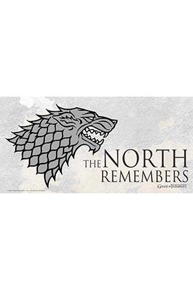 THE NORTH REMEMBERS POSTER DE VIDRIO GAME OF THRON | 8436546891956 | Tienda de Cómics, Manga, Magic y Pokémon en Torrejón de Ardoz