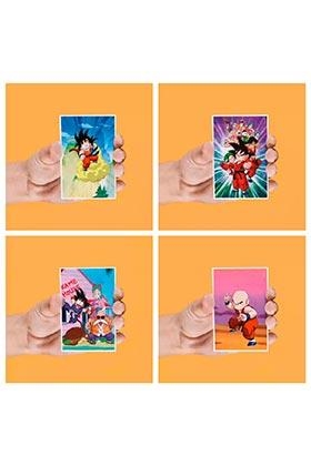 SET 4 IMANES LENTICULARES PERSONAJES DRAGON BALL | 8435450240157 | Tienda de Cómics, Manga, Magic y Pokémon en Torrejón de Ardoz