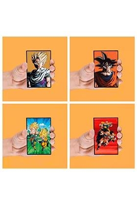 SET 4 IMANES LENTICULARES PERSONAJES DRAGON BALL Z | 8435450240164 | Tienda de Cómics, Manga, Magic y Pokémon en Torrejón de Ardoz