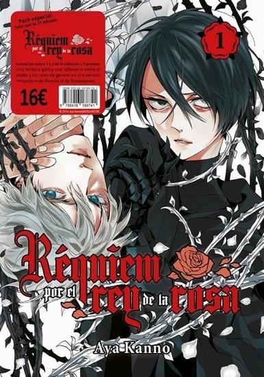 PACK REQUIEM POR EL REY DE LA ROSA (VOL. 1 Y 2) | 9788416188741 | Aya Kanno | Tienda de Cómics, Manga, Magic y Pokémon en Torrejón de Ardoz