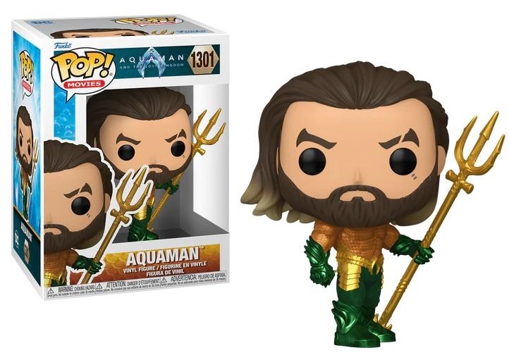 Aquaman y el Reino Perdido Funko POP! Vinyl Figura Aquaman 9 cm 1301 | 8896986756596 | Tienda de Cómics, Manga, Magic y Pokémon en Torrejón de Ardoz