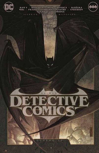 BATMAN: DETECTIVE COMICS N?M. 13/ 38 | 9788410108172 | CASPAR WIJNGAARD - STEFANO RAFAELLE - SIMON SPURRIER - IVAN REIS - EDUARDO PANSICA | Tienda de Cómics, Manga, Magic y Pokémon en Torrejón de Ardoz