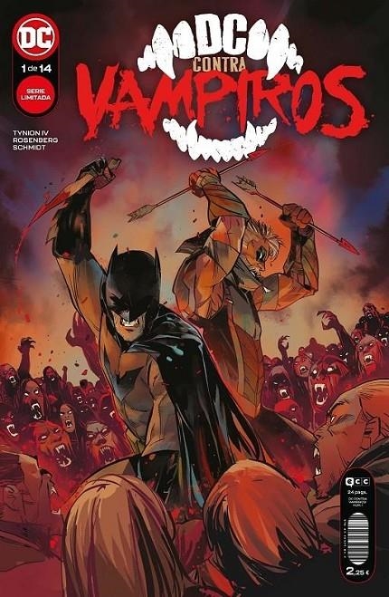 DC CONTRA VAMPIROS Nº 01 DE 14 | 9788419325044 | JAMES TYNION IV - MATTHEW ROSENBERG - OTTO SCHMIDT | Tienda de Cómics, Manga, Magic y Pokémon en Torrejón de Ardoz