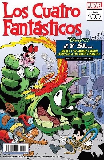 PORTADA ALTERNATIVA DISNEY 100 lOS 4 FANTASTICOS  ASOMBROSO SPIDERMAN 17  226 | 977000133900300226 | ZEB WELLS - JOHN ROMITA JR. | Tienda de Cómics, Manga, Magic y Pokémon en Torrejón de Ardoz