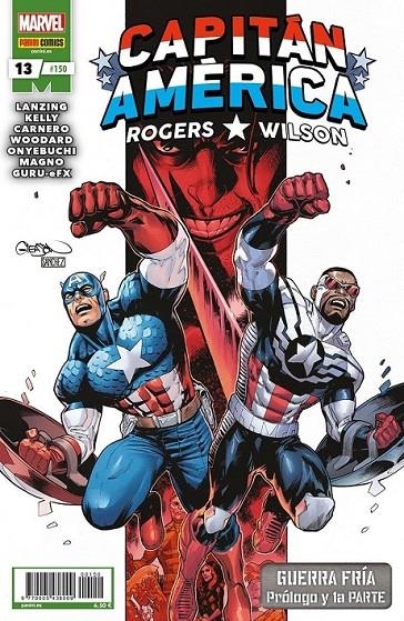 ROGERS / WILSON : CAPITAN AMERICA 13 | 977000543800900150 | R. B. SILVA - TOCHI ONYEBUCHI - COLLIN KELLY - JACKSON LANZING - ALINA EROFEEVA | Tienda de Cómics, Manga, Magic y Pokémon en Torrejón de Ardoz