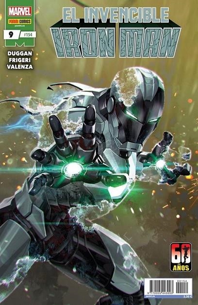 EL INVENCIBLE IRONMAN 09 (154) | 977000544300300154 | JUAN FRIGERI - GERRY DUGGANN | Tienda de Cómics, Manga, Magic y Pokémon en Torrejón de Ardoz