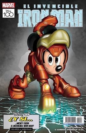 PORTADA ALTERNATIVA DISNEY IRON MAN EL ASOMBROSO SPIDERMAN 19 | 977000239000300228 | ZEB WELLS - ED MCGUINNESS | Tienda de Cómics, Manga, Magic y Pokémon en Torrejón de Ardoz