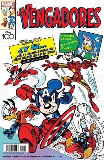 PORTADA ALTERNATIVA DISNEY 100 LOS VENGADORES SPIDERMAN VOL 2 # 226 | 977000233900200226 | ZEB WELLS - JOHN ROMITA JR. | Tienda de Cómics, Manga, Magic y Pokémon en Torrejón de Ardoz