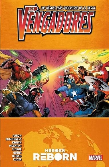 MARVEL PREMIERE LOS VENGADORES # 09 HEROES REBORN | 9788410510210 | AARON KUDER - R. M. GUERÁ - JASON AARON - DALE KEOWN - ED MCGUINNES - JAMES STOKOE | Tienda de Cómics, Manga, Magic y Pokémon en Torrejón de Ardoz