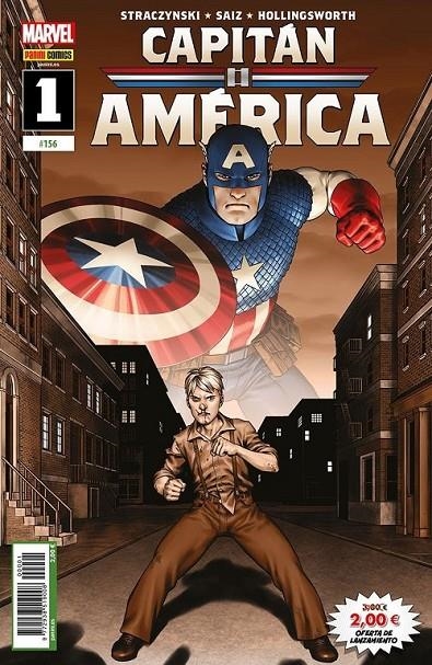 CAPITÁN AMERICA 01  #156 Etapa  J. MICHAEL STRACZYNSKI Enero 2024 | 977293851900800001 | ESÚS SAIZ - J. MICHAEL STRACZYNSKI | Tienda de Cómics, Manga, Magic y Pokémon en Torrejón de Ardoz