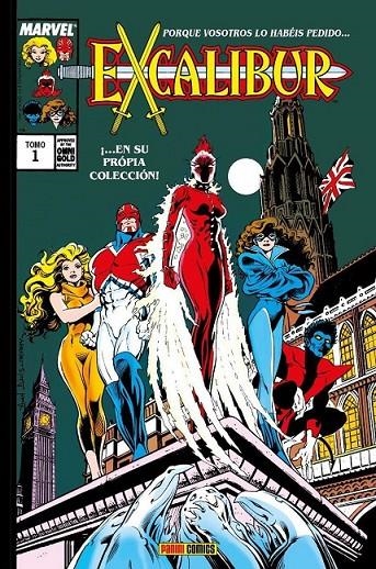 EXCALIBUR 01 (MARVEL GOLD) | 9788411500548 | CHRIS CLAREMONT - ALAN DAVIS | Tienda de Cómics, Manga, Magic y Pokémon en Torrejón de Ardoz