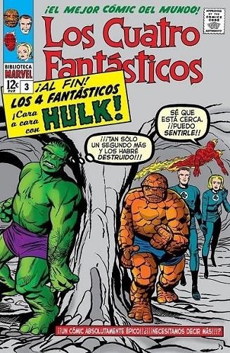 BIBLIOTECA MARVEL LOS 4 FANTÁSTICOS # 03 DE 1963 | 9788411502092 | STAN LEE - JACK KIRBY | Tienda de Cómics, Manga, Magic y Pokémon en Torrejón de Ardoz