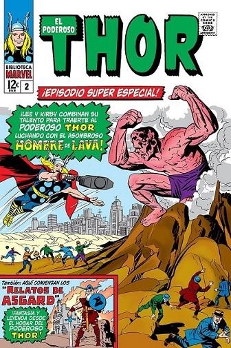 BIBLIOTECA MARVEL EL PODEROSO THOR # 02 DE 1963 A 1964 | 9788411502108 | STAN LEE - JACK KIRBY - JOE SINNOTT - ROBERT BERNSTEIN - DON HECK | Tienda de Cómics, Manga, Magic y Pokémon en Torrejón de Ardoz