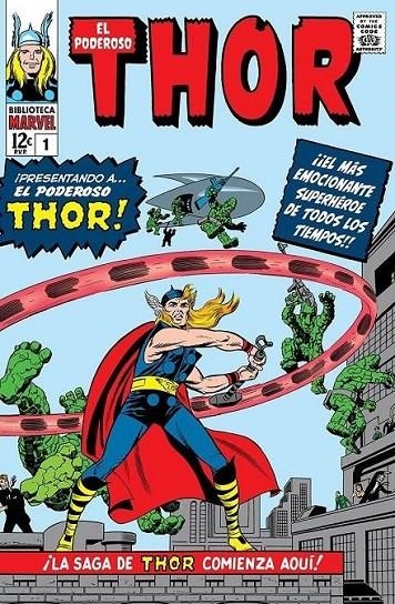 BIBLIOTECA MARVEL EL PODEROSO THOR # 01 DE 1962 A 1963 | 9788411501583 | STAN LEE - JACK KIRBY - AL HARTLEY -LARRY LIEBER - JOE SINNOTT | Tienda de Cómics, Manga, Magic y Pokémon en Torrejón de Ardoz