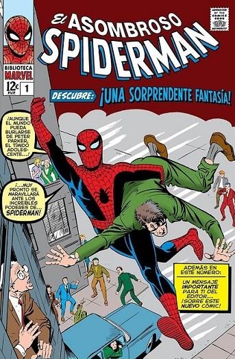 BIBLIOTECA MARVEL EL ASOMBROSO SPIDERMAN # 01 DE 1962 A 1963 | 9788411501590 | STAN LEE - JACK KIRBY - STEVE DITKO | Tienda de Cómics, Manga, Magic y Pokémon en Torrejón de Ardoz