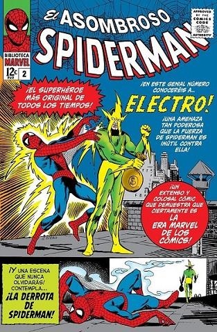 BIBLIOTECA MARVEL EL ASOMBROSO SPIDERMAN # 02 DE 1963 A 1964 | 9788411502610 | STAN LEE - STEVE DITKO | Tienda de Cómics, Manga, Magic y Pokémon en Torrejón de Ardoz