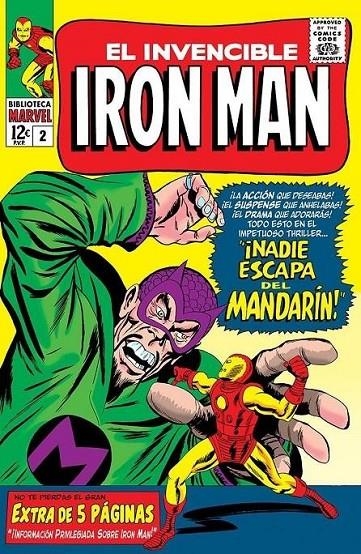 BIBLIOTECA MARVEL EL INVENCIBLE IRON MAN # 02 DE 1963 A 1964 | 9788411503853 | STAN LEE - DON HECK | Tienda de Cómics, Manga, Magic y Pokémon en Torrejón de Ardoz