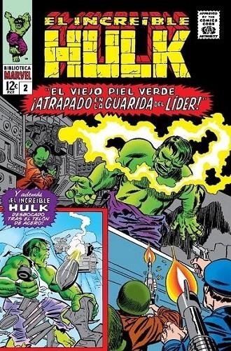 BIBLIOTECA MARVEL EL INCREÍBLE HULK # 02 DE 1964 A 1965 | 9788411504751 | STAN LEE - DICK AYERS | Tienda de Cómics, Manga, Magic y Pokémon en Torrejón de Ardoz