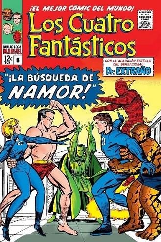 BIBLIOTECA MARVEL LOS 4 FANTÁSTICOS # 06 DE 1964 | 9788411504744 | STAN LEE - JACK KIRBY | Tienda de Cómics, Manga, Magic y Pokémon en Torrejón de Ardoz