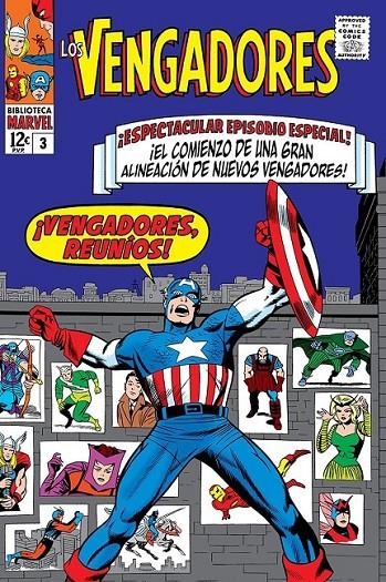 BIBLIOTECA MARVEL LOS VENGADORES # 03 DE 1965 | 9788411506786 | STAN LEE -JACK KIRBY - DON HECK | Tienda de Cómics, Manga, Magic y Pokémon en Torrejón de Ardoz