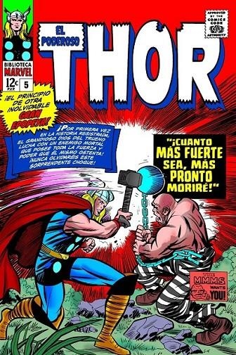 BIBLIOTECA MARVEL EL PODEROSO THOR # 05 DE 1965 | 9788411508490 | STAN LEE - JACK KIRBY | Tienda de Cómics, Manga, Magic y Pokémon en Torrejón de Ardoz