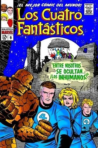 BIBLIOTECA MARVEL LOS 4 FANTÁSTICOS # 09 DE 1965 A 1966 | 9788411509060 | STAN LEE - JACK KIRBY | Tienda de Cómics, Manga, Magic y Pokémon en Torrejón de Ardoz