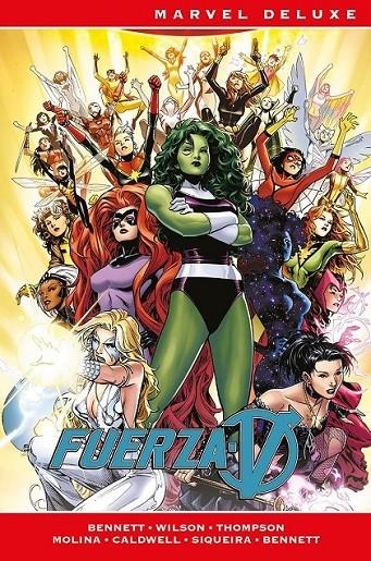 FUERZA V: LA COLECCION COMPLETA MARVEL NOW! DELUXE | 9788411509695 | G. WILLOW WILSON - MARGUERITE BENNETT - JORGE MOLINA - PAULO SIQUEIRA | Tienda de Cómics, Manga, Magic y Pokémon en Torrejón de Ardoz