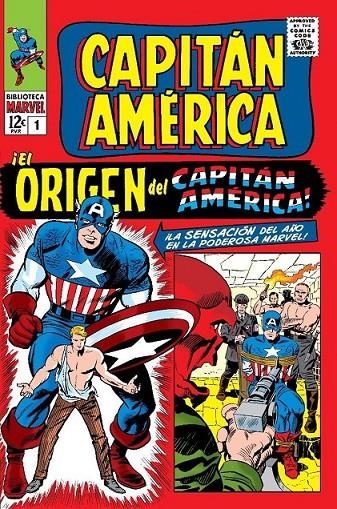 BIBLIOTECA MARVEL CAPITÁN AMÉRICA # 01 DE 1964 A 1965 | 9788411506106 | STAN LEE - JACK KIRBY | Tienda de Cómics, Manga, Magic y Pokémon en Torrejón de Ardoz