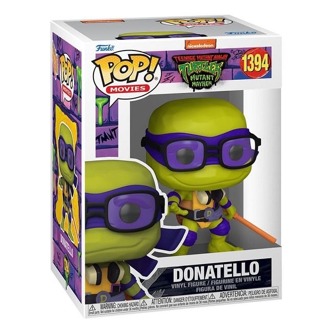 Tortugas Ninja Funko POP! Movies Vinyl Figura Donatello 1394 | 8896987233508 | Tienda de Cómics, Manga, Magic y Pokémon en Torrejón de Ardoz