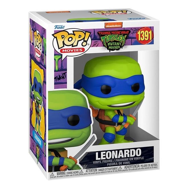 Tortugas Ninja Funko POP! Movies Vinyl Figura Leonardo 1391 | 8896987233294 | Tienda de Cómics, Manga, Magic y Pokémon en Torrejón de Ardoz