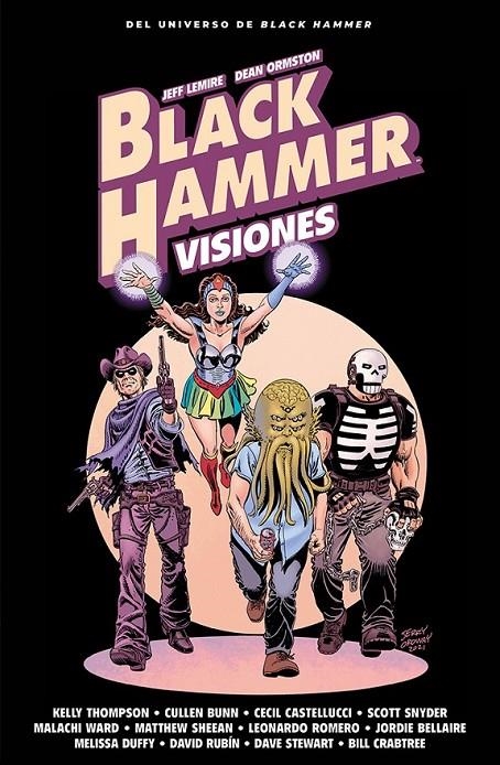 BLACK HAMMER VISONES # 02 | 9788418909702 | JEFF LEMIRE - DAVID RUBÍN - SCOTT SNYDER - KELLY THOMPSON - CULLEN BUNN - DAVE STEWART | Tienda de Cómics, Manga, Magic y Pokémon en Torrejón de Ardoz