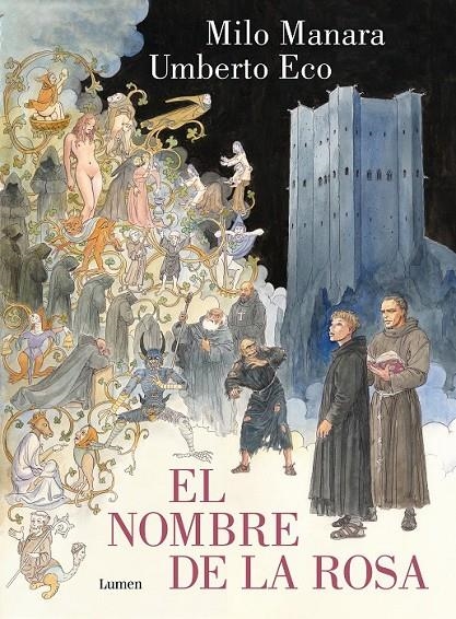 EL NOMBRE DE LA ROSA LA NOVELA GRAFICA | 9788426425737 | MILO MANARA - UMBERTO ECO | Tienda de Cómics, Manga, Magic y Pokémon en Torrejón de Ardoz