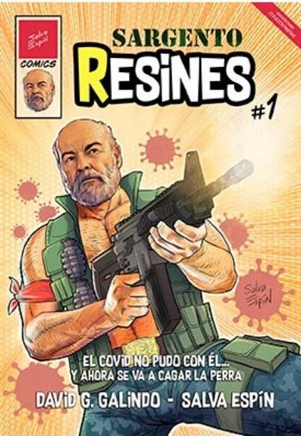 SARGENTO RESINES | 9788409454853 | Salva Espín -  David G. Galindo | Tienda de Cómics, Manga, Magic y Pokémon en Torrejón de Ardoz