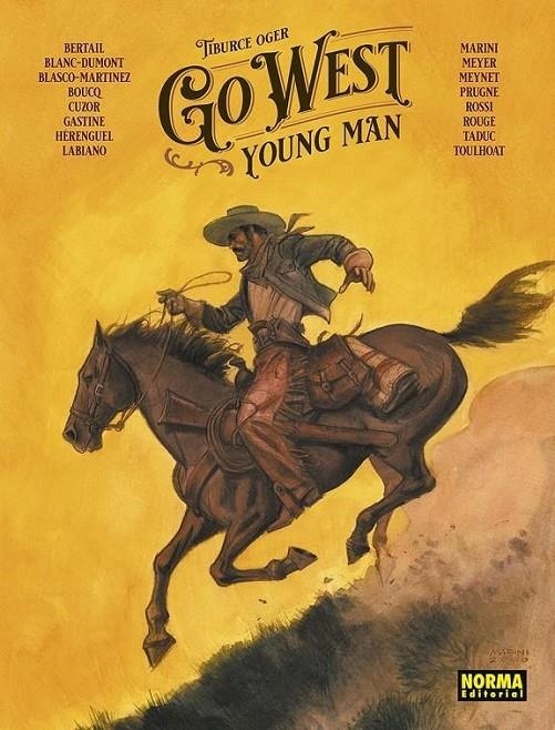 GO WEST YOUNG MAN | 9788467964035 | TIBURCE OGER - STEVE CUZOR - BENJAMÍN BLASCO-MARTINEZ - MICHEL ROUGE - PAUL GASTINE - RALPH MEYER | Tienda de Cómics, Manga, Magic y Pokémon en Torrejón de Ardoz