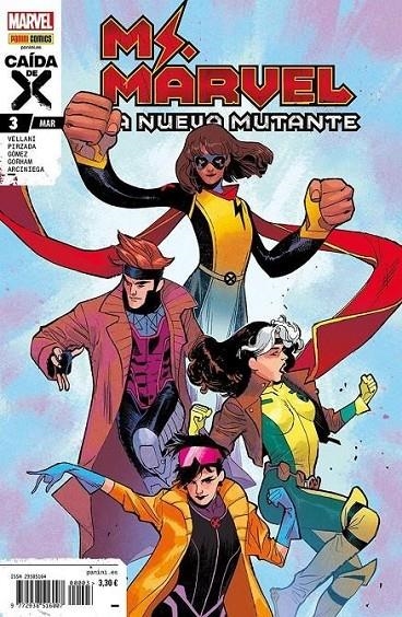 MS MARVEL: LA NUEVA MUTANTE 03 | 977293851600700003 | ADAM GORHAM - SABIR PIRZADA - IMAN VELLANI - CARLOS GÓMEZ | Tienda de Cómics, Manga, Magic y Pokémon en Torrejón de Ardoz