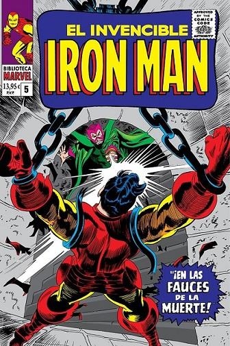 BIBLIOTECA MARVEL EL INVENCIBLE IRON MAN # 05 DE 1966 A 1967 | 9788410511408 | ROY THOMAS - KACK KIRBY - STAN LEE - GENE COLAN | Tienda de Cómics, Manga, Magic y Pokémon en Torrejón de Ardoz