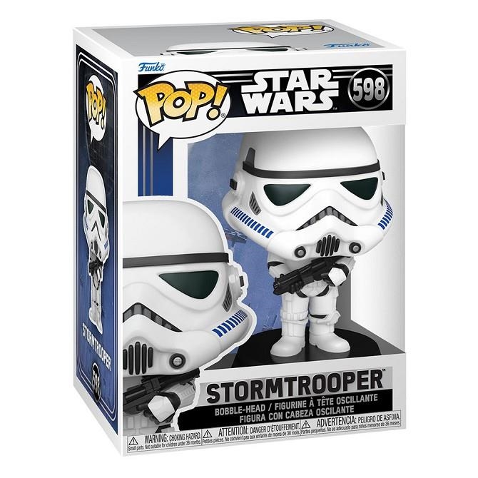 Star Wars Funko POP! Vinyl Cabezón Stormtropper 9 cm 598 | 8896986753762 | Tienda de Cómics, Manga, Magic y Pokémon en Torrejón de Ardoz