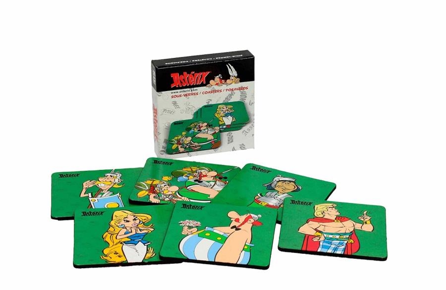 LEGIONARIOS SET 6 POSAVASOS CUADRADOS ASTERIX | 8436535278614 | Tienda de Cómics, Manga, Magic y Pokémon en Torrejón de Ardoz