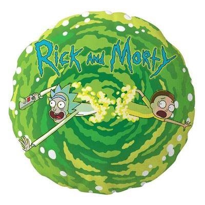 COJIN REDONDO LOGO RICK Y MORTY ENVASADO VACIO | 8435450247415 | Tienda de Cómics, Manga, Magic y Pokémon en Torrejón de Ardoz