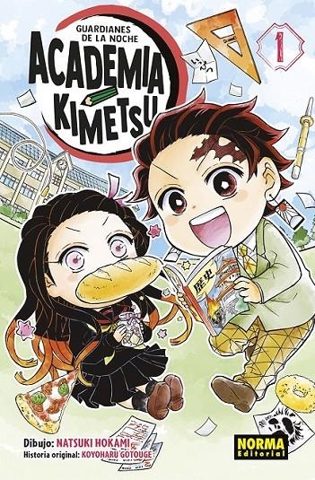 GUARDIANES DE LA NOCHE. ACADEMIA KIMETSU 01 | 9788467969160 | KOYOHARU GOTOUGE | Tienda de Cómics, Manga, Magic y Pokémon en Torrejón de Ardoz