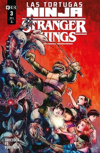 LAS TORTUGAS NINJA/STRANGER THINGS N?M. 3 DE 4 | 9788410134904 | CAMERON CHITTOCK - FORO PE | Tienda de Cómics, Manga, Magic y Pokémon en Torrejón de Ardoz