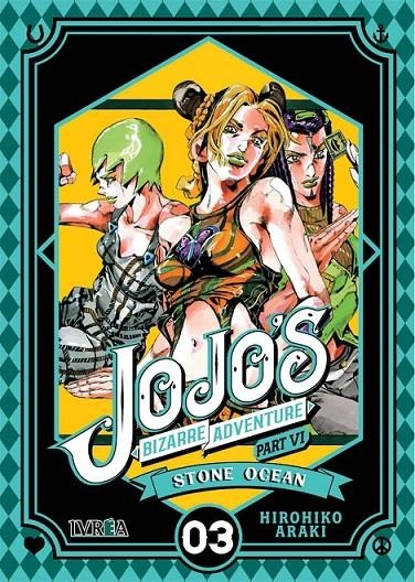 JOJO'S BIZARRE ADVENTURE PARTE 6: STONE OCEAN 03 | 9788418562792 | HIROHIKO ARAKI | Tienda de Cómics, Manga, Magic y Pokémon en Torrejón de Ardoz