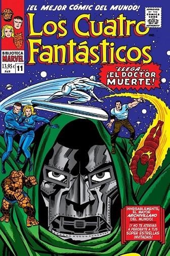 BIBLIOTECA MARVEL LOS 4 FANTÁSTICOS # 11 DE 1966 A 1967 | 9788410513105 | STAN LEE - JACK KIRBY | Tienda de Cómics, Manga, Magic y Pokémon en Torrejón de Ardoz