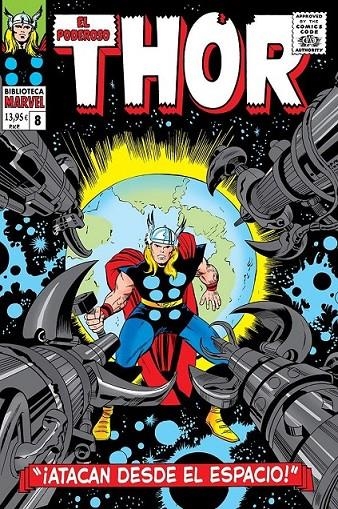 BIBLIOTECA MARVEL EL PODEROSO THOR # 08 DE 1966 A 1967 | 9788410513440 | STAN LEE - JACK KIRBY | Tienda de Cómics, Manga, Magic y Pokémon en Torrejón de Ardoz