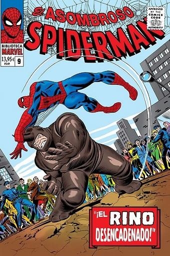 BIBLIOTECA MARVEL EL ASOMBROSO SPIDERMAN # 09 DE 1966 A 1967 | 9788410513457 | STAN LEE - JOHN ROMITA | Tienda de Cómics, Manga, Magic y Pokémon en Torrejón de Ardoz