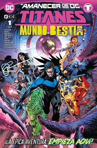 TITANES: MUNDO BESTIA NUM. 1 DE 2 | 9788410203594 | CHIP ZDARSKY - CHUCK BROWN - IVAN REIS - KERON GRANT - LUCAS MEYER - MIGUEL MENDONÇA - TOM TAYLOR | Tienda de Cómics, Manga, Magic y Pokémon en Torrejón de Ardoz