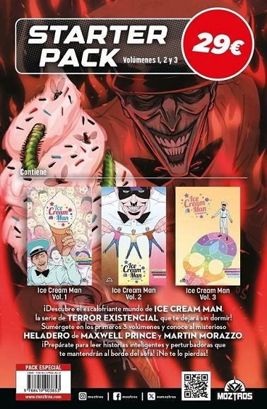 ICE CREAM MAN STARTER PACK | 9788419903853 | W. MAXWELL PRINCE - MARTIN MORAZZO - CHRIS O'HALLORAN | Tienda de Cómics, Manga, Magic y Pokémon en Torrejón de Ardoz