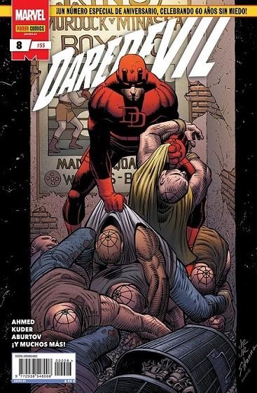 DAREDEVIL 08 (55) | 977293854800800008 | AARON KUDER - SALADIN AHMED - TY TEMPLETON - ANN NOCENTI - ERICA SCHULTZ - STEFANO RAFFAELE | Tienda de Cómics, Manga, Magic y Pokémon en Torrejón de Ardoz