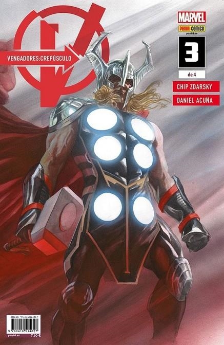 VENGADORES CREPUSCULO 3 DE 4 | 9788410514027 | CHIP ZDARSKY - DANIEL ACUÑA | Tienda de Cómics, Manga, Magic y Pokémon en Torrejón de Ardoz