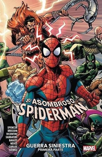 MARVEL PREMIERE EL ASOMBROSO SPIDERMAN # 17 GUERRA SINIESTRA PRIMERA PARTE | 9788410513983 | NICK SPENCER - FEDERICO VINCENTIN - MARK BAGLEY | Tienda de Cómics, Manga, Magic y Pokémon en Torrejón de Ardoz